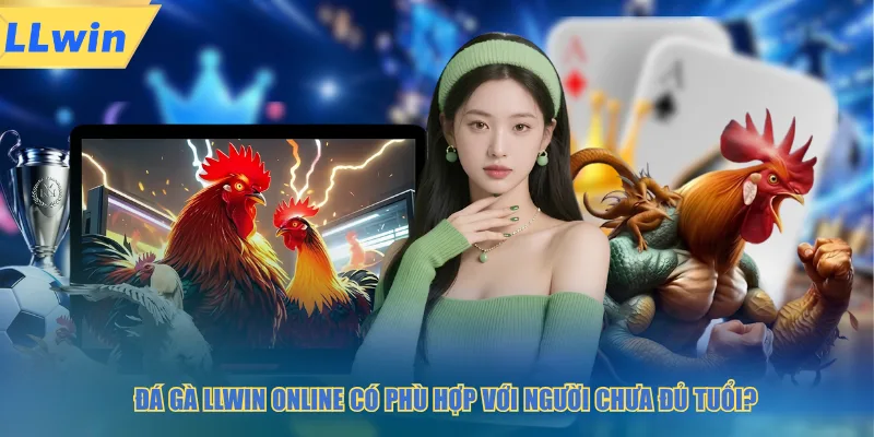 Đá gà LLWIN online có phù hợp với người chưa đủ tuổi